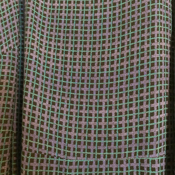 Vintage Plaid Maxi Dress - Picture 5 of 6